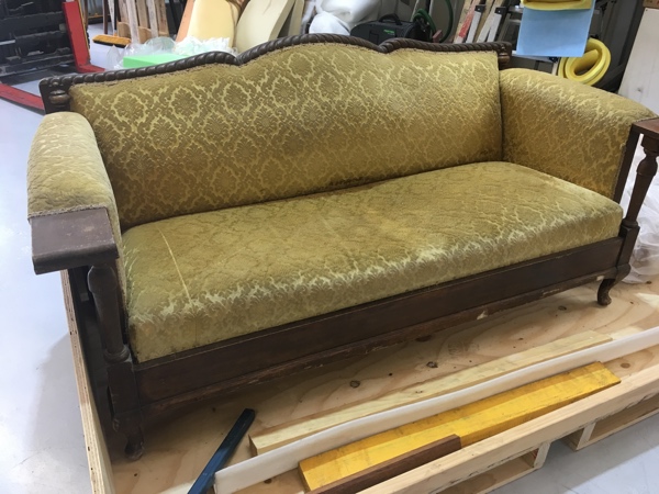 Sydney lounge upholstery - Before Sydney lounge upholstery - Before