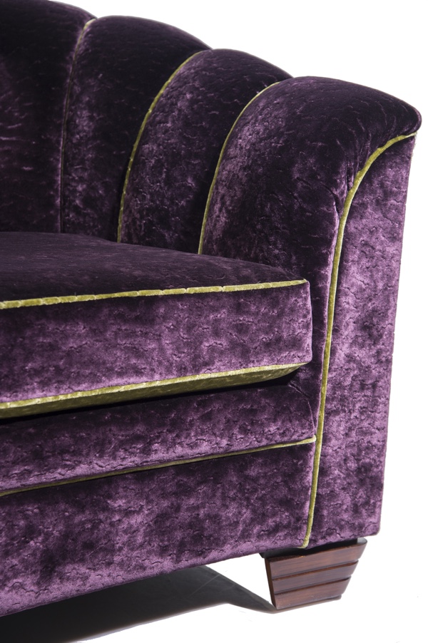 Thinking purple? Add life and texture by choosing velvet upholstery fabrics