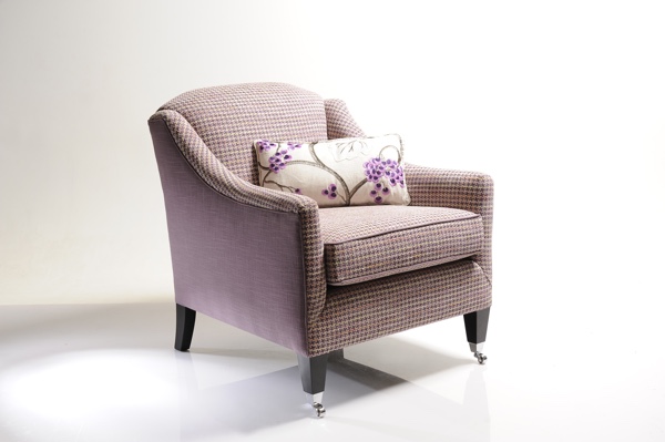 Select patterned purple upholstery fabrics for powerful impact