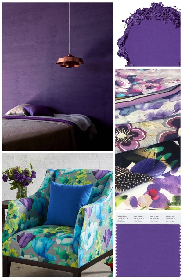 Use purple as an accent to highlight walls, objects or a favourite piece of furniture